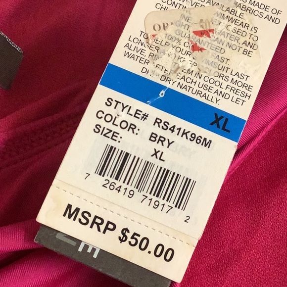 Kenneth Cole Size XL Plum Bikini Bottom. New With Tags - Picture 8 of 8